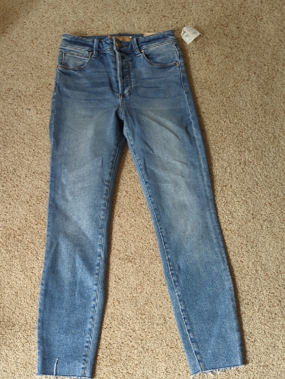 Kut from the Kloth Charlize High Rise Cigarette Leg Jeans Women's Medium Wash NW - Picture 2 of 15